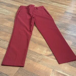 Rachel Zoe Men's Burgundy Dress Pants